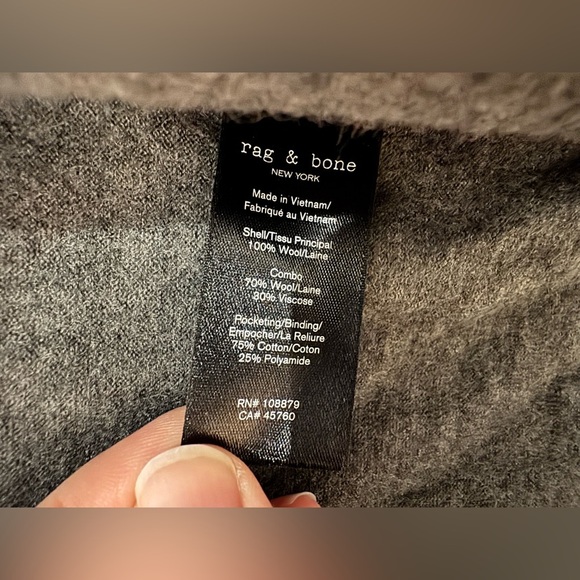 Rag & bone wool Leon Takisada Osaka blazer size 12 academia academic fall school - Picture 6 of 12